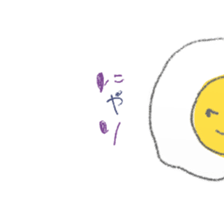 fried egg sticker sticker #15921804