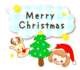 A Ribbon Girl and Balloon Messages sticker #15922152