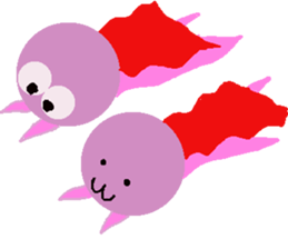 lovely violet smile 4 sticker #15922170