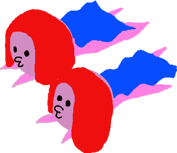 lovely violet smile 4 sticker #15922172