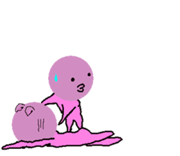 lovely violet smile 4 sticker #15922174