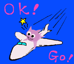 lovely violet smile 4 sticker #15922180