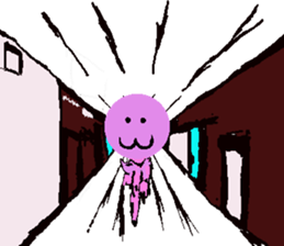 lovely violet smile 4 sticker #15922183