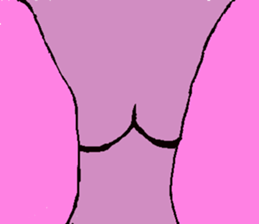 lovely violet smile 4 sticker #15922185