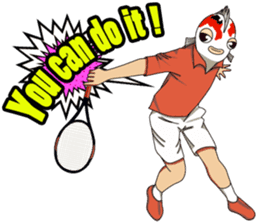 Tennis player Nishikigoi Type E1 sticker #15922220