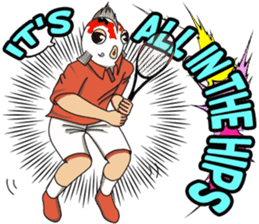 Tennis player Nishikigoi Type E1 sticker #15922224