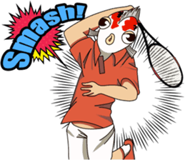 Tennis player Nishikigoi Type E1 sticker #15922228