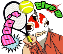 Tennis player Nishikigoi Type E1 sticker #15922234