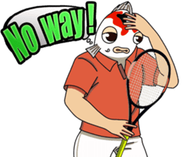 Tennis player Nishikigoi Type E1 sticker #15922244