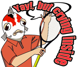 Tennis player Nishikigoi Type E1 sticker #15922245