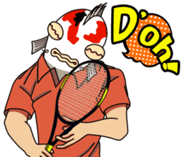 Tennis player Nishikigoi Type E1 sticker #15922248