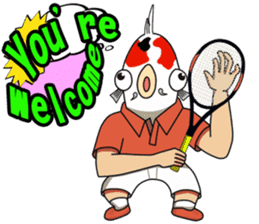 Tennis player Nishikigoi Type E1 sticker #15922249