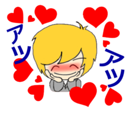 Blonde hair, a full throttle. sticker #15922330