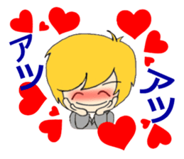 Blonde hair, a full throttle. sticker #15922330