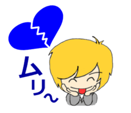 Blonde hair, a full throttle. sticker #15922332