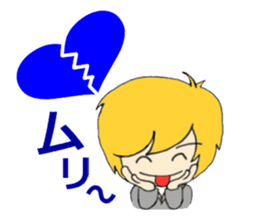 Blonde hair, a full throttle. sticker #15922332