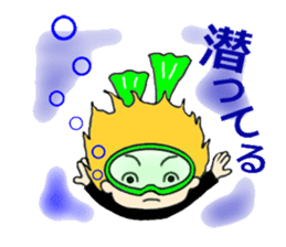 Blonde hair, a full throttle. sticker #15922334