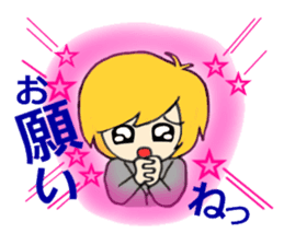 Blonde hair, a full throttle. sticker #15922355