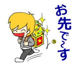 Blonde hair, a full throttle. sticker #15922368