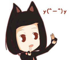 Natural black sticker #15922472