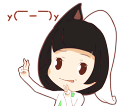 Natural black sticker #15922473