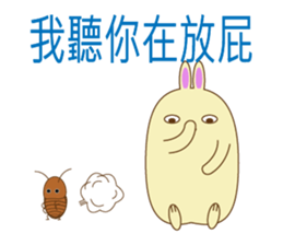 popu sweet 2-Poison tongue rabbit sticker #15922944