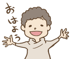 My pace mommy and daddy. sticker #15923090