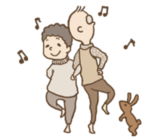 My pace mommy and daddy. sticker #15923104