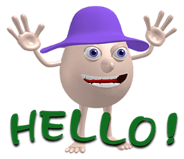 3D Egg Country part5: Joyful Chatting sticker #15923436