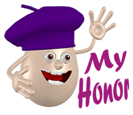3D Egg Country part5: Joyful Chatting sticker #15923457