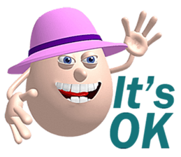 3D Egg Country part5: Joyful Chatting sticker #15923460