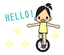 unicycle sticker #15923892