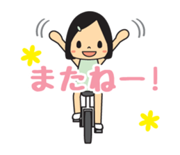 unicycle sticker #15923896