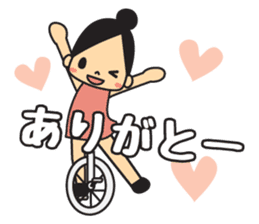 unicycle sticker #15923898