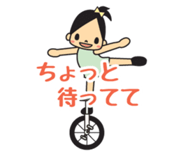 unicycle sticker #15923914