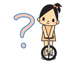 unicycle sticker #15923920