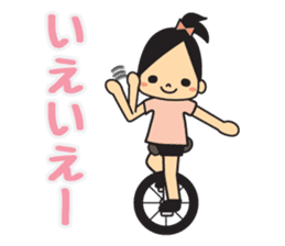 unicycle sticker #15923921