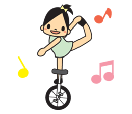 unicycle sticker #15923927