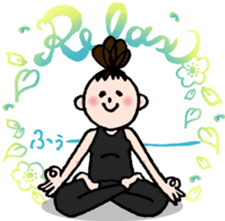 Let's YOGA! sticker #15924059