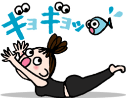 Let's YOGA! sticker #15924069