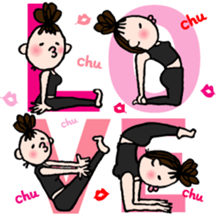 Let's YOGA! sticker #15924076