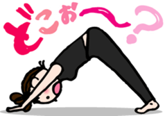 Let's YOGA! sticker #15924079