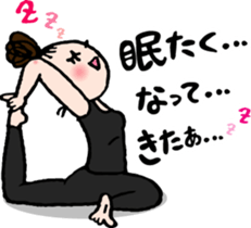Let's YOGA! sticker #15924087