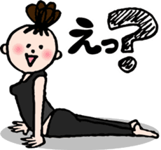 Let's YOGA! sticker #15924089
