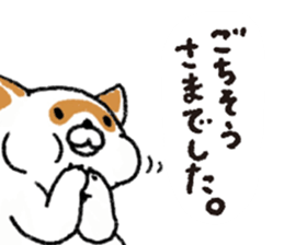 White Raccoon dog SHIROTANU sticker #15924603