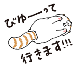 White Raccoon dog SHIROTANU sticker #15924609