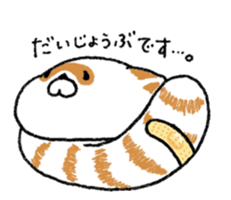 White Raccoon dog SHIROTANU sticker #15924631