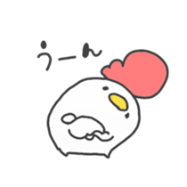 chickens and chicks by min sticker #15925040