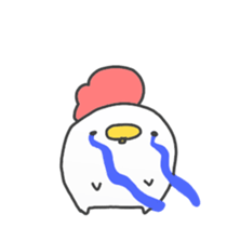 chickens and chicks by min sticker #15925044