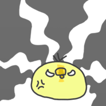 chickens and chicks by min sticker #15925045